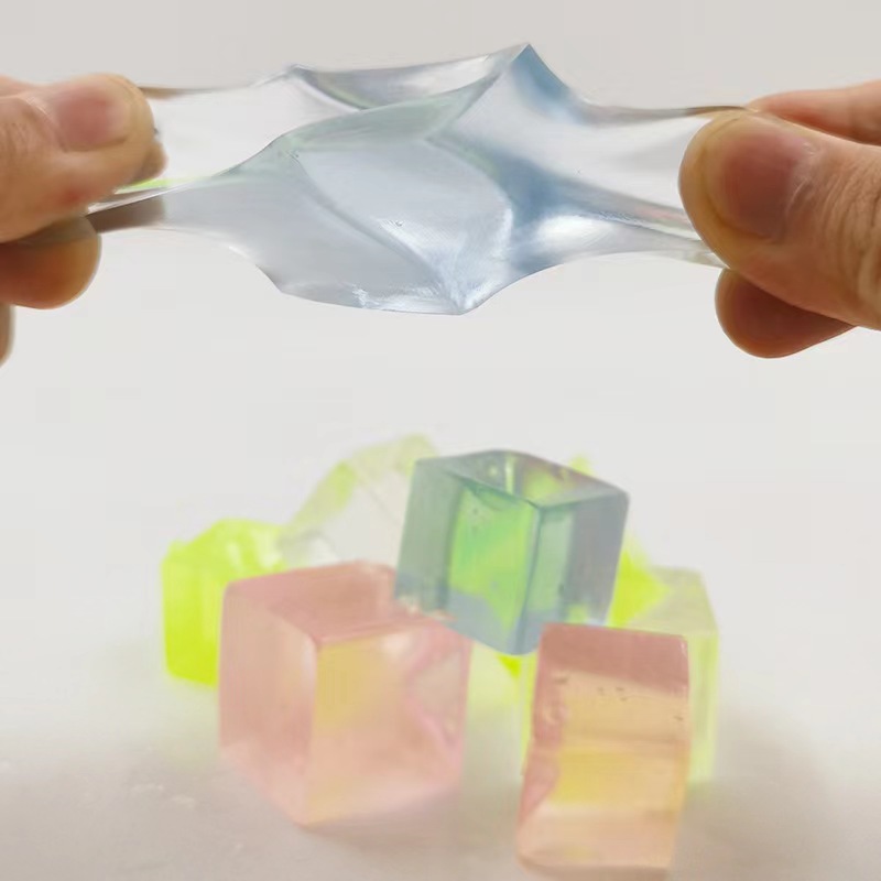 2023 Zappelspielzeug Mini Squishy Toys Mochi Eisblock Stressball Spielzeug Kawaii Transparenter Würfel Katzenpfote Fisch Stressabbau Squeeze Toy