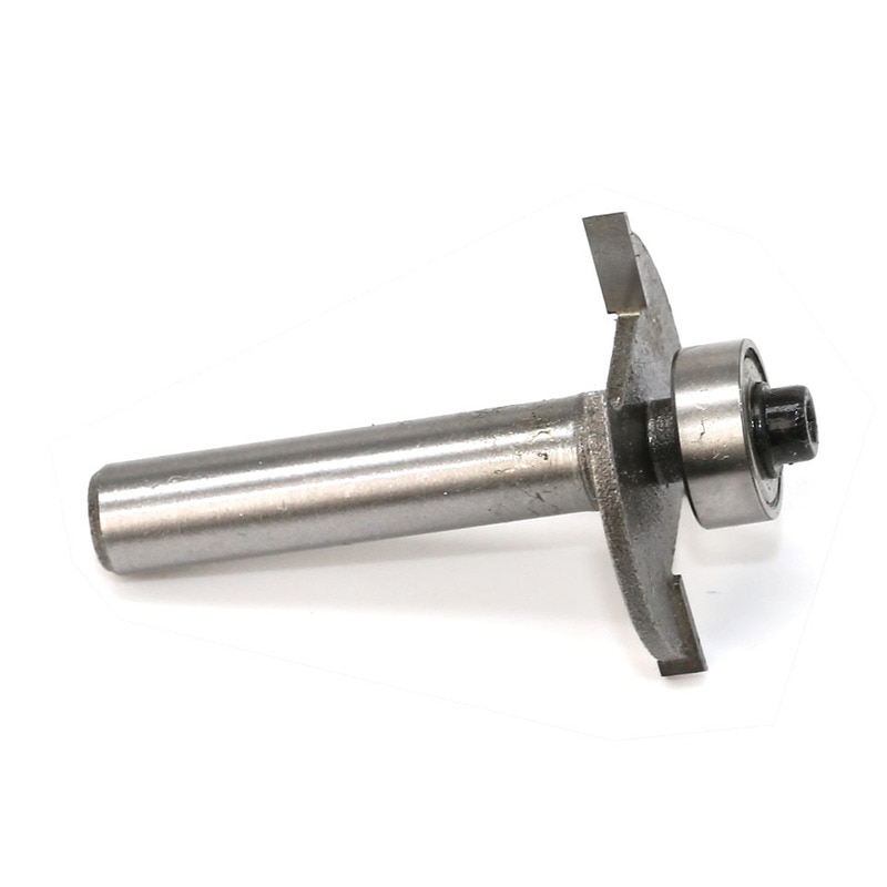 1 Pcs 8mm Schacht T-Track T-Slot Hout Frezen Houtbewerking Frees Tool Straight Edge blade Router Bit Voor Hout 8*3