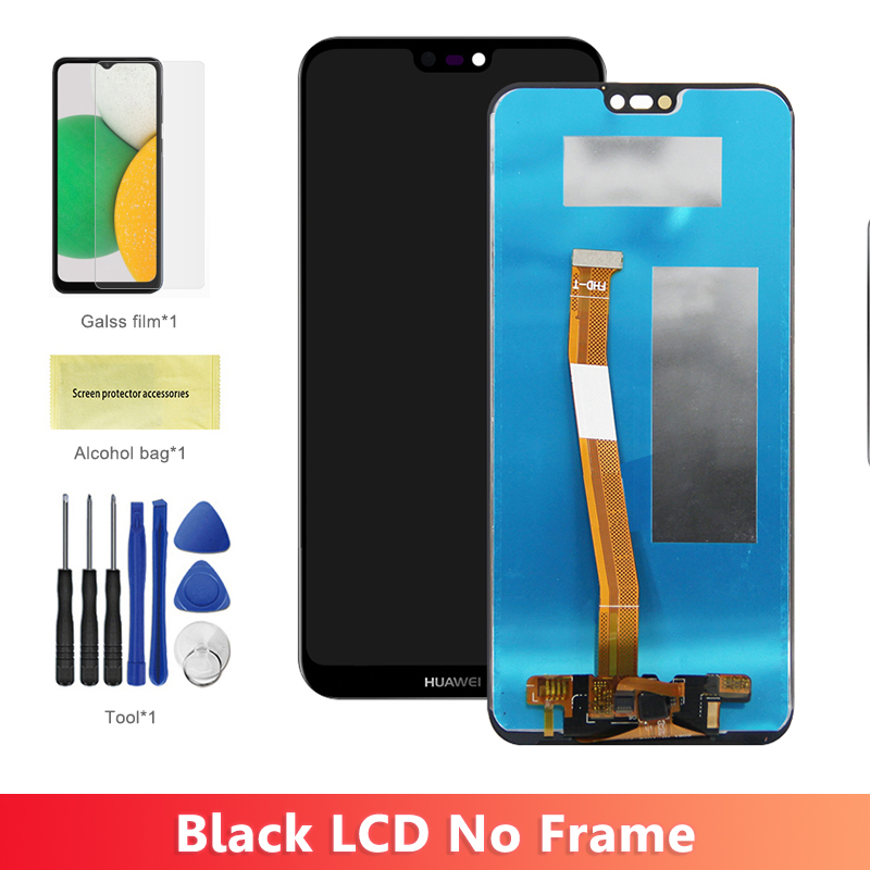 Pantalla de 5,84 pulgadas para Huawei P20 lite pantalla Lcd Digitalizador de pantalla táctil Digital con marco para Huawei P20 lite ANE-LX1 LX2 LX3 LX2J: Lino