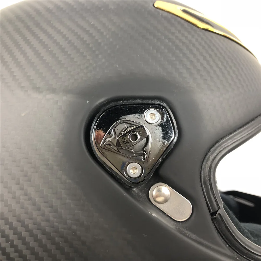 Motorcycle Helmet Accessories A Pair of Pivot Kit Base Plate with Four Screws case for AGV Pista GPR GPRR Helmet Accessories