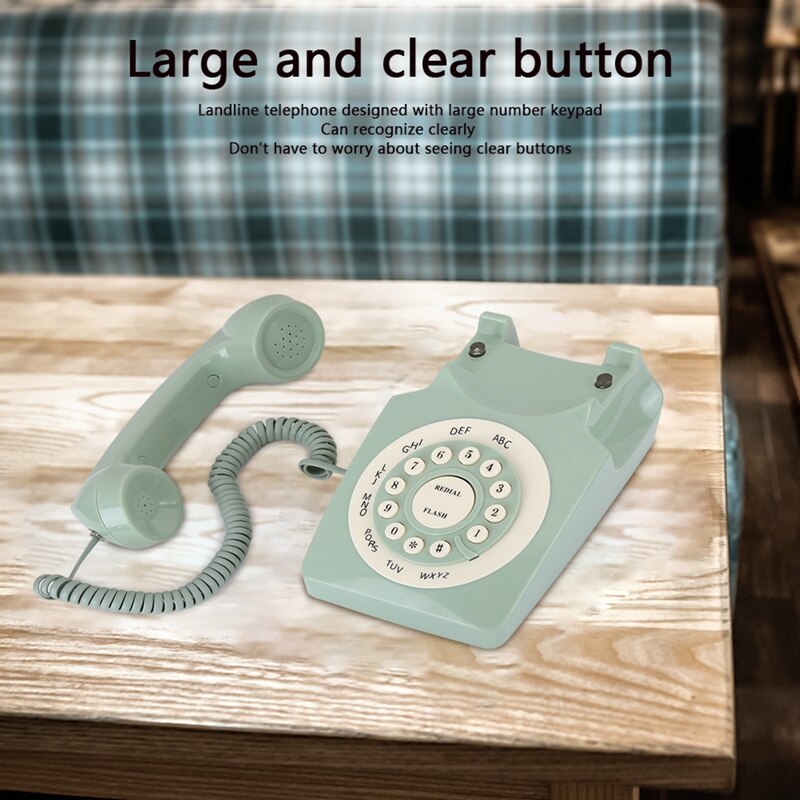 Retro Phone 80's Classic Phone/Landline Phone/Home/Hotel Corded Phone European Style Phone