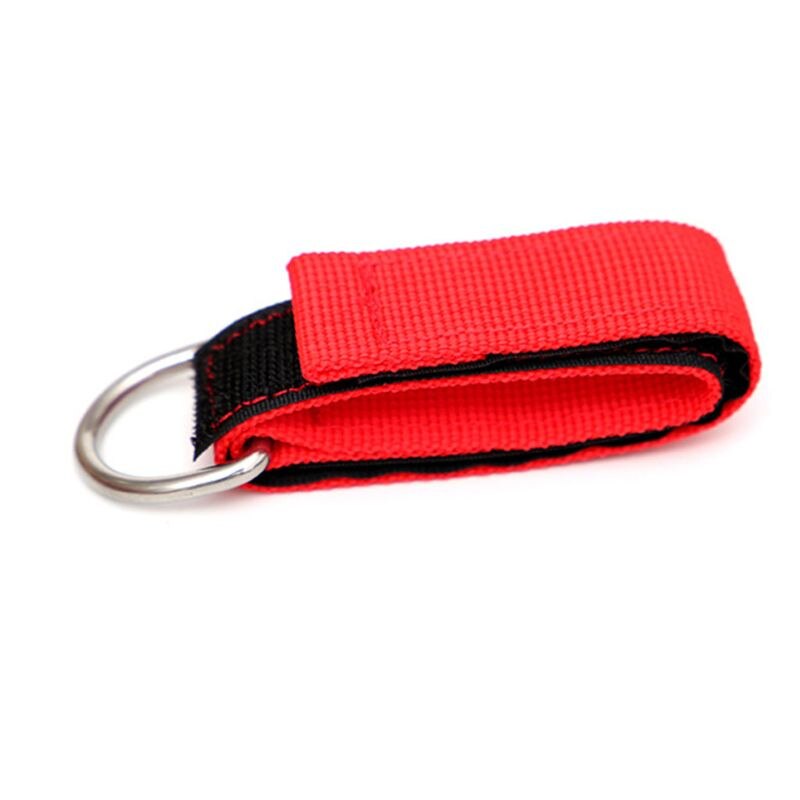 B36f taucher-armbänder aus nylongewebe, aufkleber, edelstahl-d-ring-band: Default Title