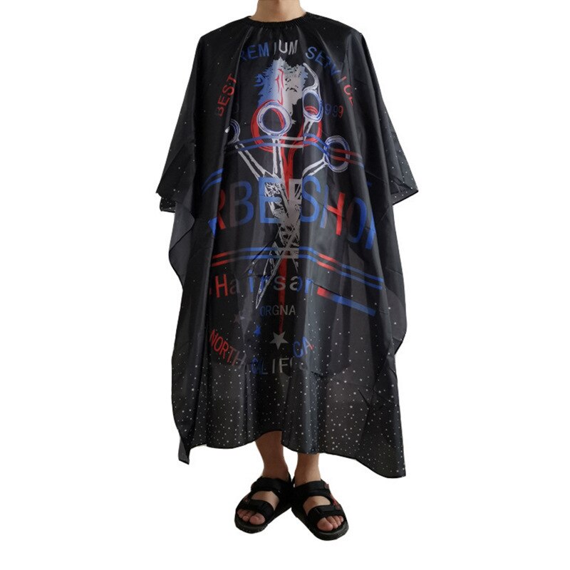 Hairdressing Cape Hair-Cut Salon Barber Cloth Wrap Protect Gown Apron Barber Capes Salon Cape: black