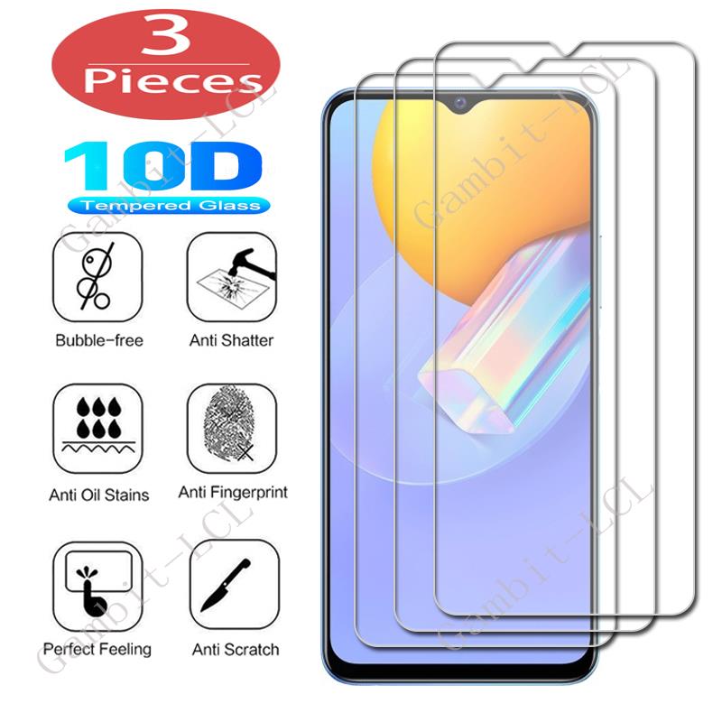 3 stück schutzglas für vivo  y12s y20g y20a y20s y21 y30g y31 global  y31s 5g y33s y3s y51a gehärtete displayschutzfolie