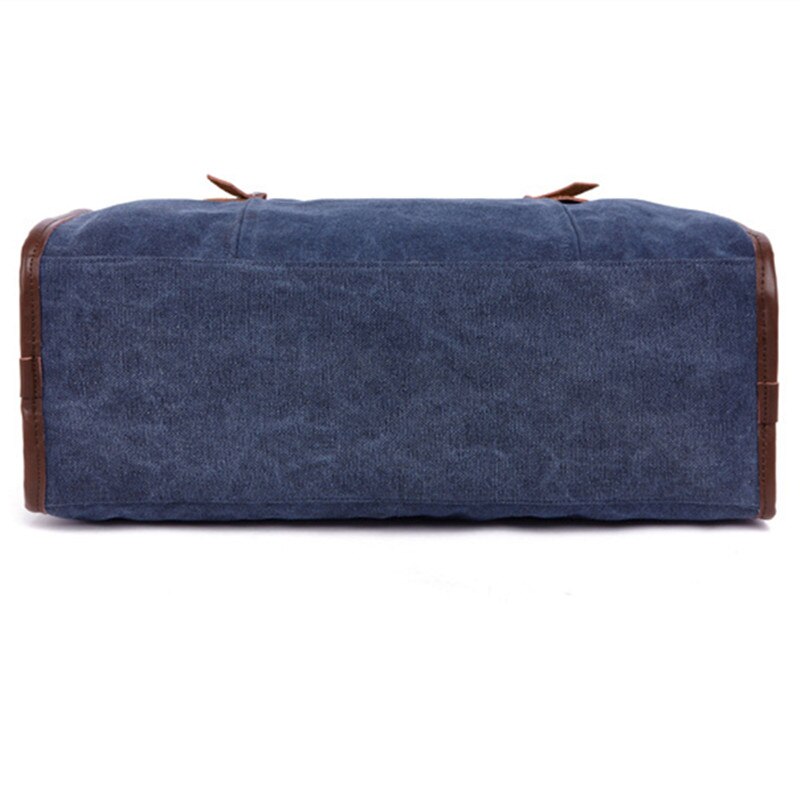 Multifunctionele Mannen Handtas Vrouw Casual Canvas + Pu Schoudertas Grote Capaciteit Canvas Mannen Splice Bagage Reistassen