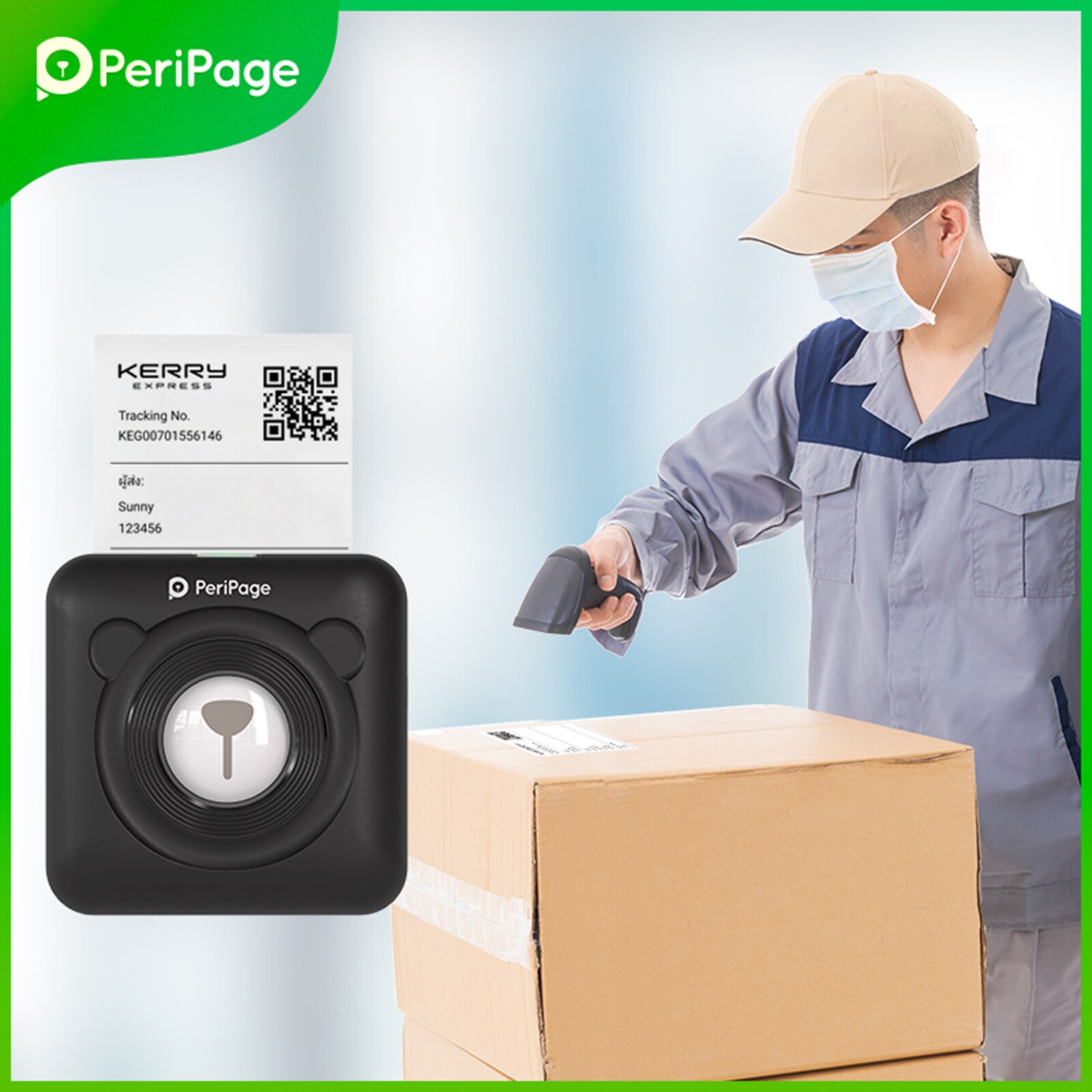 Peripage A6 304DPI Mini Photo BT Printer Pocket Photo Printer Marker with 6 rolls paper For Mobile phone Android and iOS