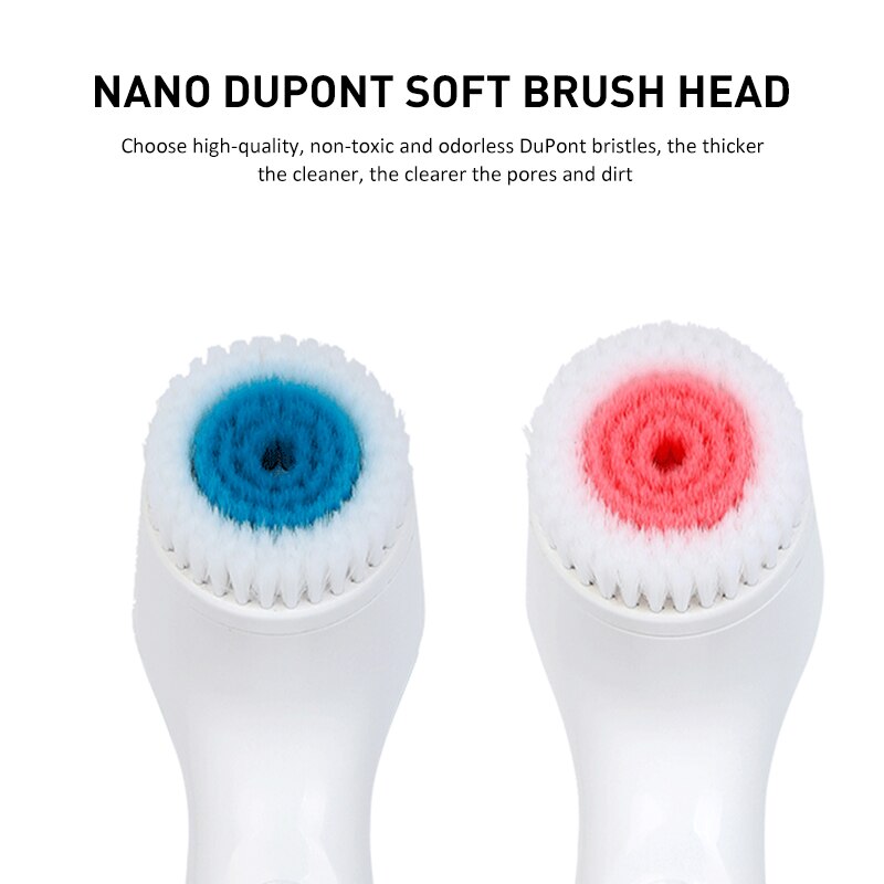 Brosse nettoyante visage Spin brosse ensemble système de Spa du visage pour le nettoyage en profondeur de la peau enlever les points noirs