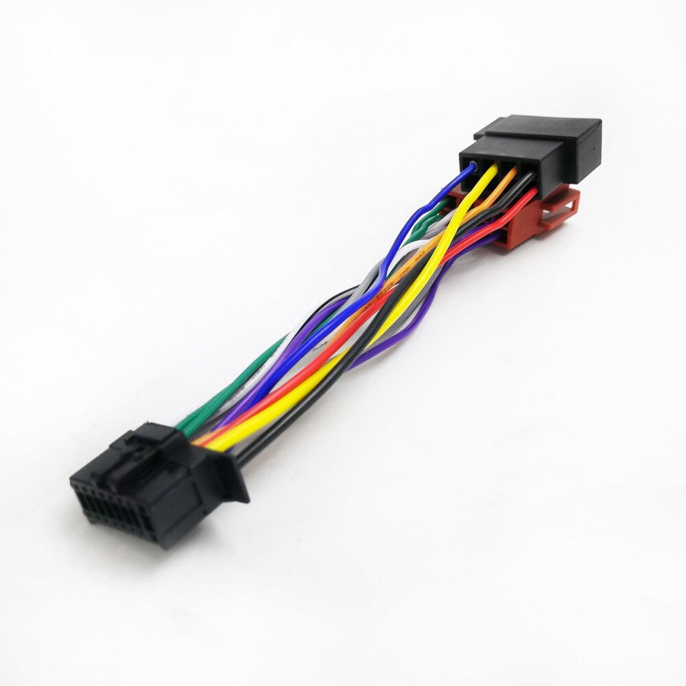 Biurlink ISO Wiring Harness Adaptor 16Pin Port for Pioneer RADIO MODELS MINI ISO Plug Connector