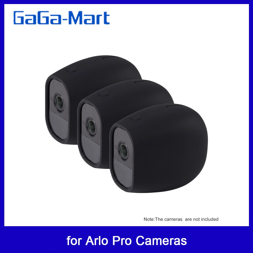 3pcs Silicone Skins for Arlo Pro / Arlo Essential /Arlo light Cameras Security Weatherproof UV-resistant Case for CCTV Camera