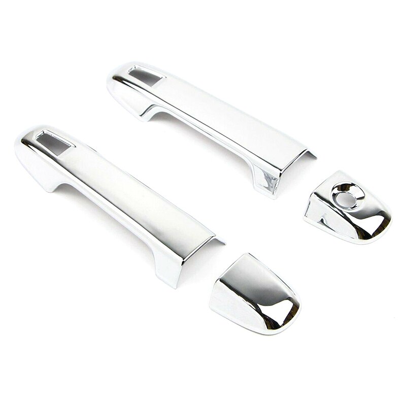 TOP-Poignée De Porte De Voiture Housse de Protection Garniture Autocollant pour Toyota C-HR CHR Équipement ABS Chromé: Default Title