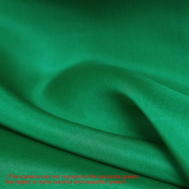 Wit Waxberry 10Momme Jade Groene Zijde Organza Stoffen 100% Zijde Kledingstuk Materialen Vrouwen Jurk Naaien Doek Tailor