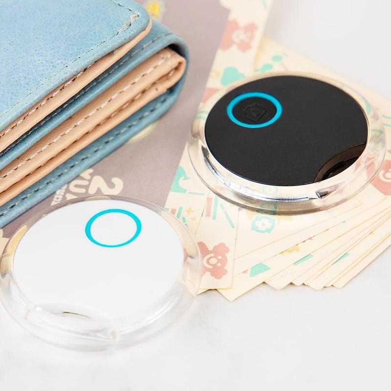 Mini Bluetooth Tracking Device Portable Round Bluetooth Anti-lost Tracker Wireless Smart Key Finder Item Locator