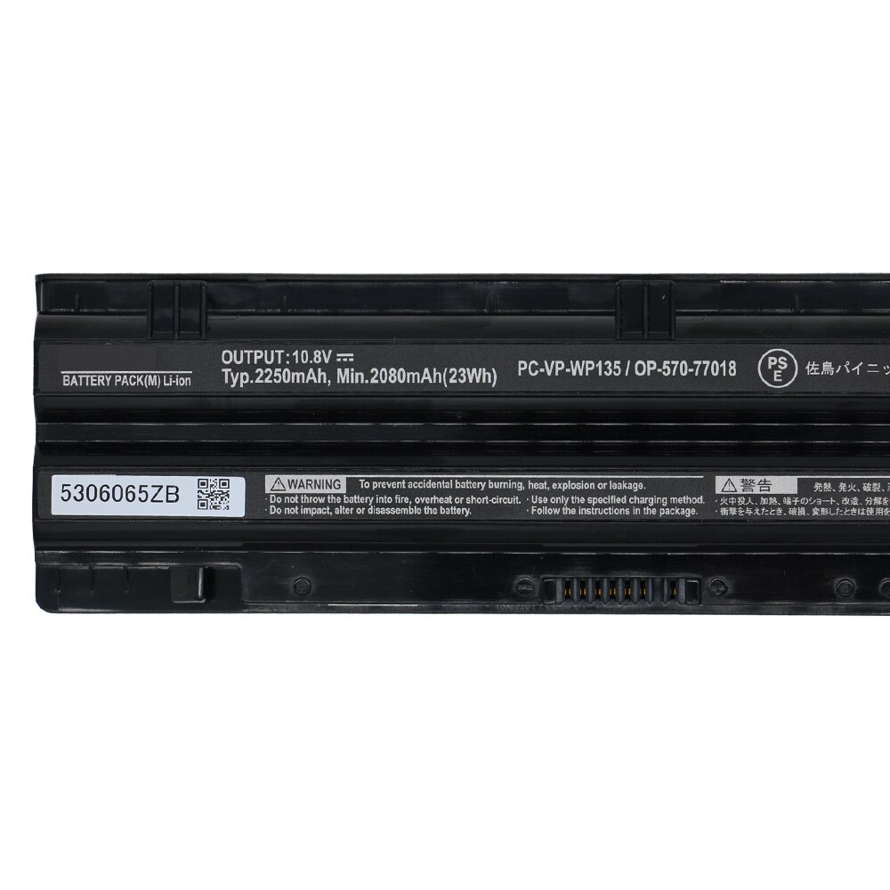 SHUOZB PC-VP-WP135 OP-570-77018 Laptop Battery For NEC PC-VP-WP134 OP-570-77019 2Z00119ZA 10.8V 23Wh 2250mAh
