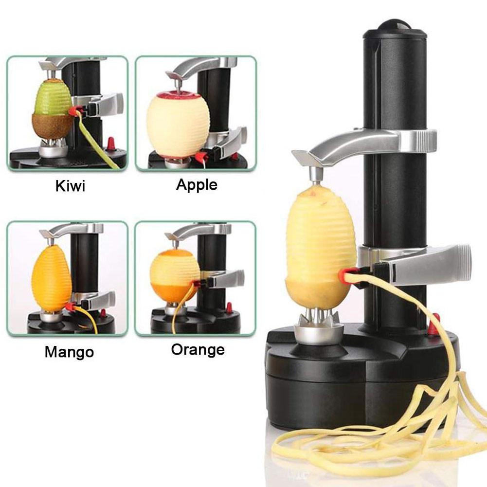 Multifunktionel elektrisk skræller til frugtgrøntsager automatisk frugtskræller køkken kartoffelskrælemaskine