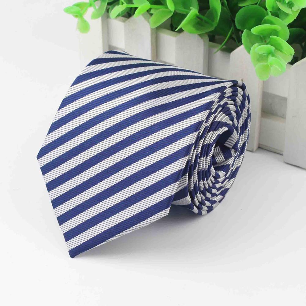 Mens Business Tie Formal Striped 8cm Jacquard Wedding Necktie Narrow 3.15inch Classic Corbata Neckwear Official Gravata: 18