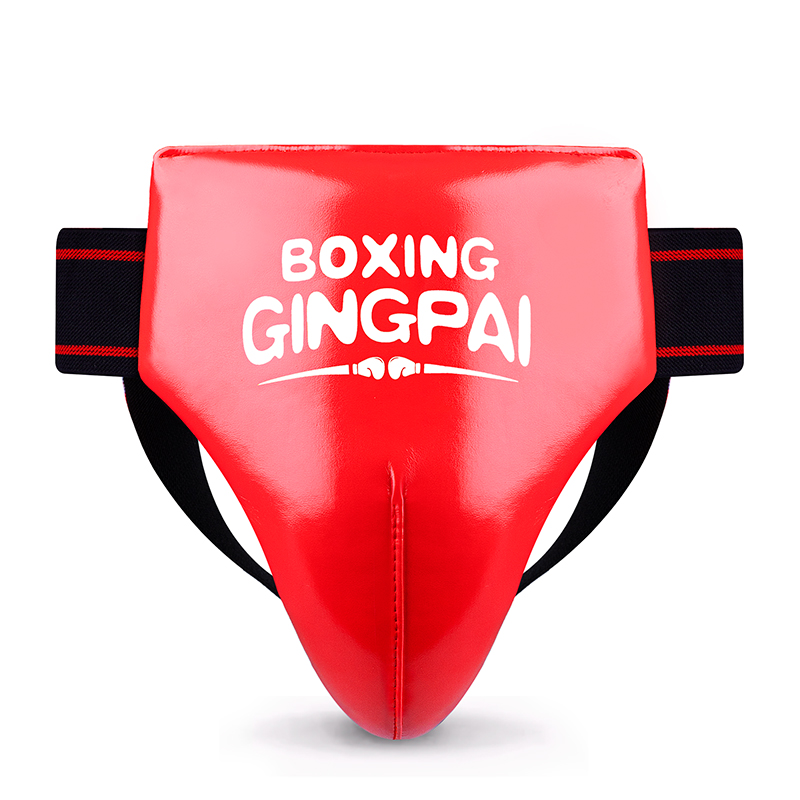 Børnepiger drenge boksning mma muay thai jockstraps skridtbeskytter taekwondo lyskebeskytter træningsudstyr: S / Hvid