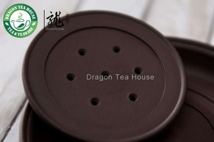 Yixing-bateau à thé en argile | Marron foncé, Zisha Cha Chuan * bateau à thé