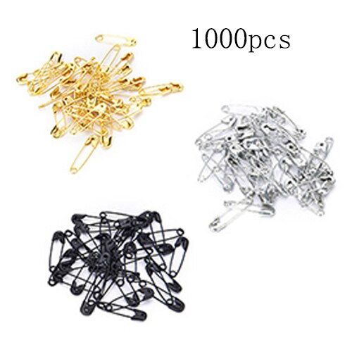 1000 Stks/partij 19 Mm Metalen Veiligheidsspelden Broche Connectors Lock Pin Sieraden Goud/Zilver Bevindingen Voor Diy Kleding Craft levert