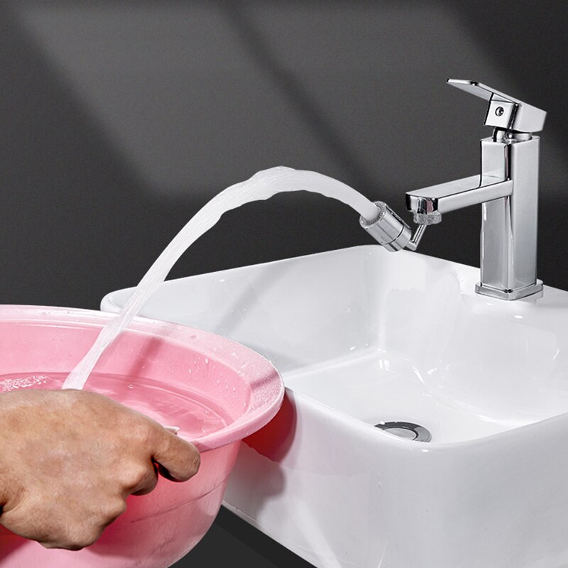 Universal Splash Filter Faucet Kitchen Bathroom Tap for Water Filter Rotating Replacement 720 Degree Douche Adjustable R2045