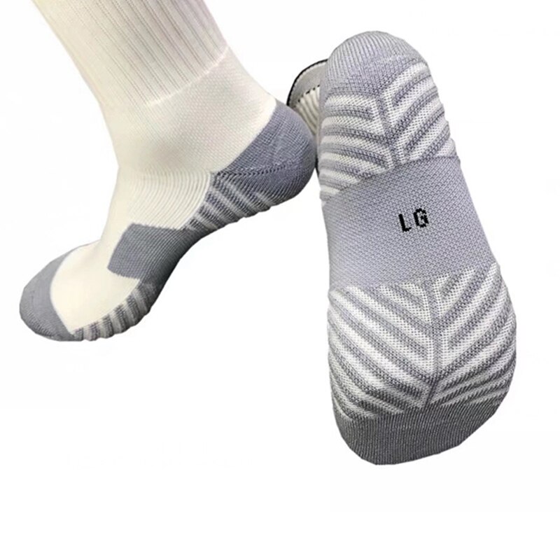 Voksen fotball sokker anti slip herre sports fotball sokker 18 pustende strømper utendørs trening absorberer svette