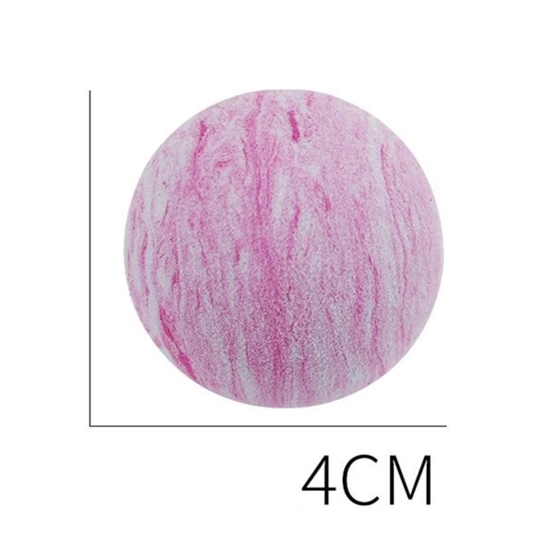 1Pc Rainbow Planet Toy Ball Pet Dog Cat Ball Toy EVA Planet Texture Pet Balls Cat Toys Interactive Toy Training Pet Supplies