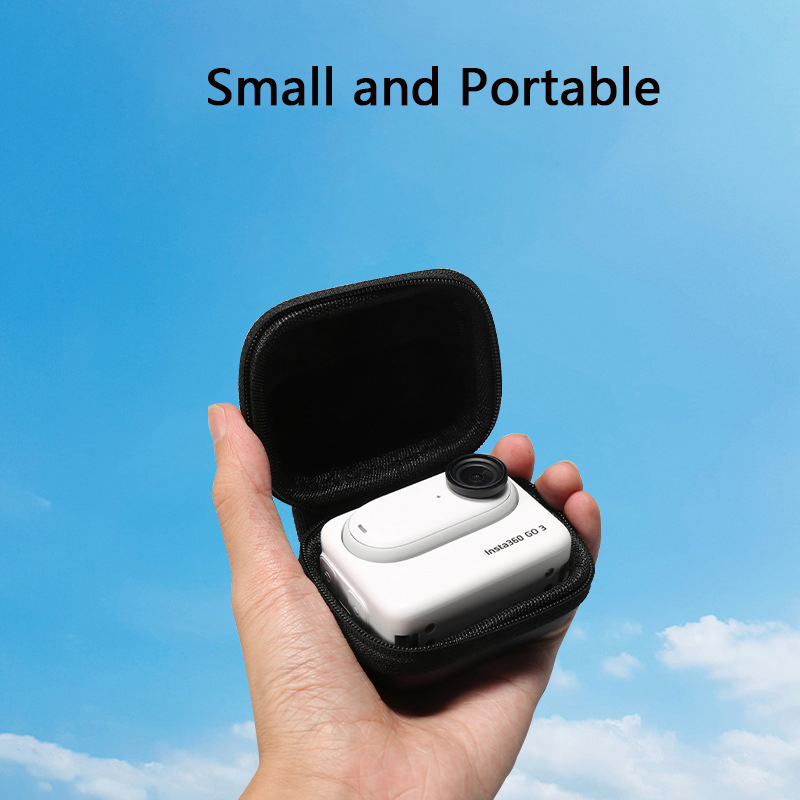Mini bolsa corporal para Insta 360 GO 3 GO 3S, bolsa de almacenamiento para cámara deportiva, organizador protector, bolsa para cámara deportiva, accesorios