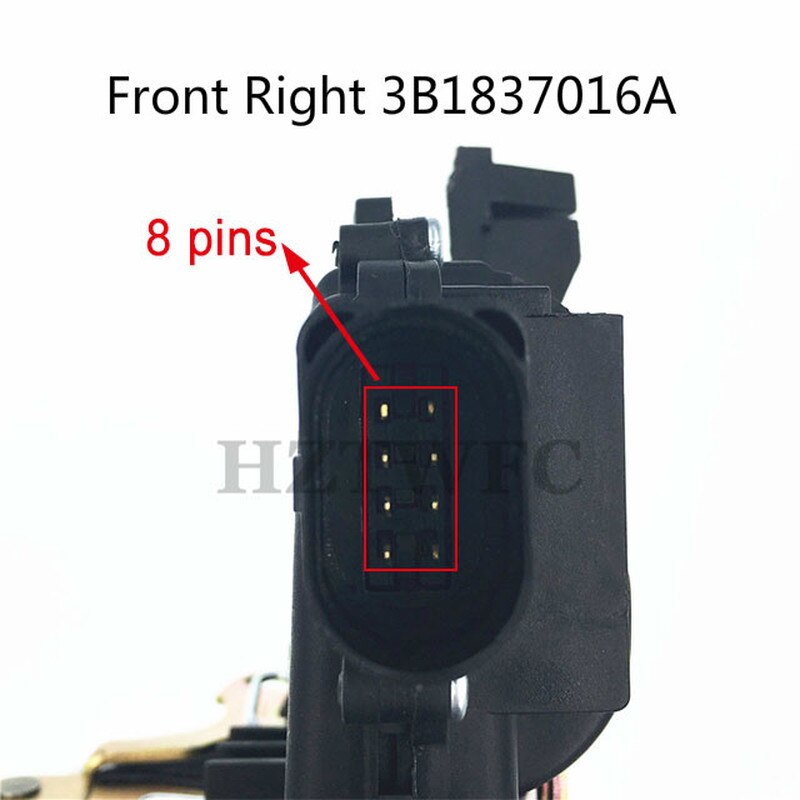 Atuador de fechadura de porta para vw passat, b5, golf, mk4, bora, seat, arosa, hatchback, leon, hatchback, toledo ii, salão para skoda octavia