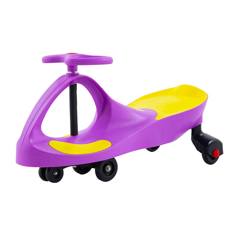 Kinder twist auto schaukel auto upgrade slide slide baby yo auto baby walker anti-rollover freizeit auto: 04purple