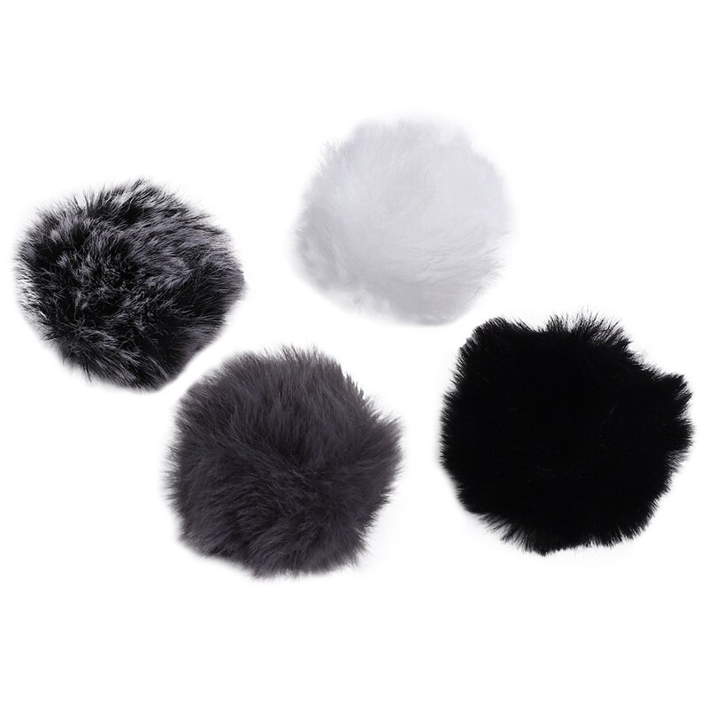 3X Universal Lavalier Microfoon Voorruit Fur Voorruit Wind Muff Zachte Voor Sony Reed Boya Revers Lavalier Mic 5Mm