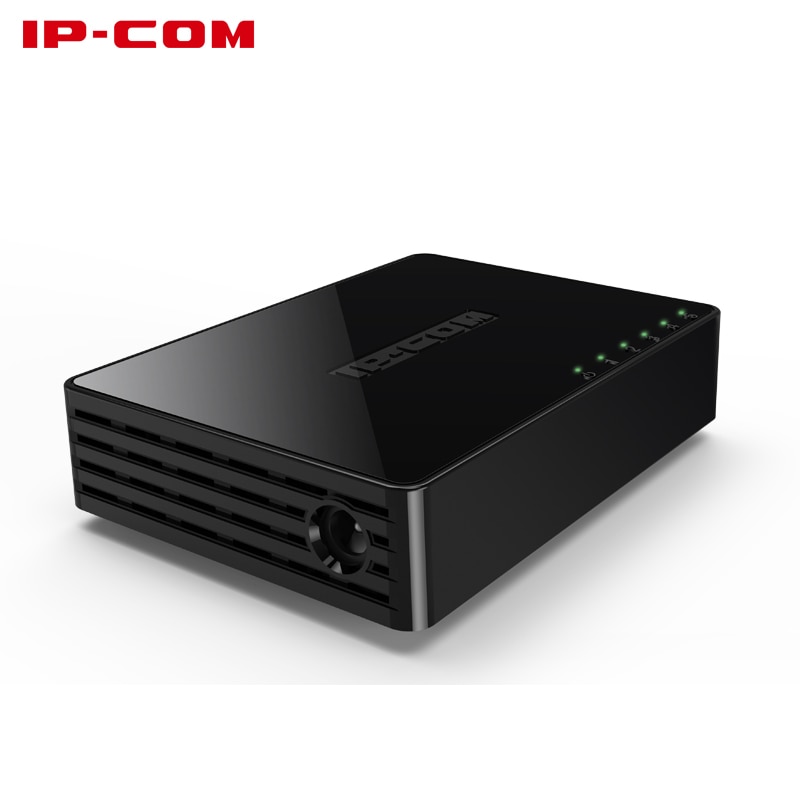 IP-COM G1005-S Mini 5 Port Gigabit Ethernet Switch RJ45 Ports 10/100/1000M Gigabit Ethernet Switch Auto MDI/MDIX Plug And Play