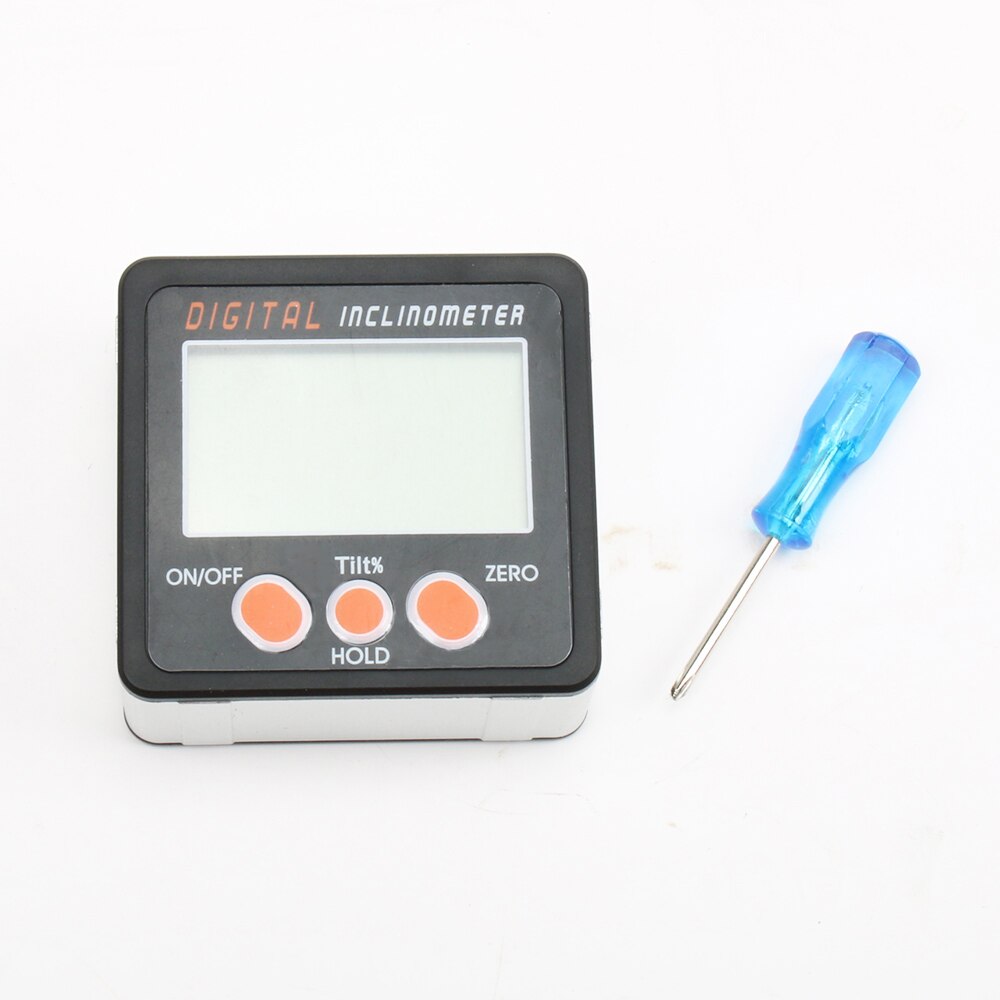 Inclinomètre de rapporteur de niveau numérique indicateur d'angle de niveau magnétique détecteur d'angle boîte de niveau jauge d'angle numérique
