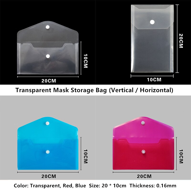 1/3/5pcs Portable Mask Save Storage Box Disposable Mask Child Storage Clip Container Mask Case Dust-proof Storage Organizer