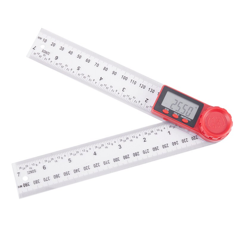 0-200mm Digital Meter Angle Inclinometer Angle Digital Ruler Electron Goniometer Protractor Angle Finder Measuring Tool