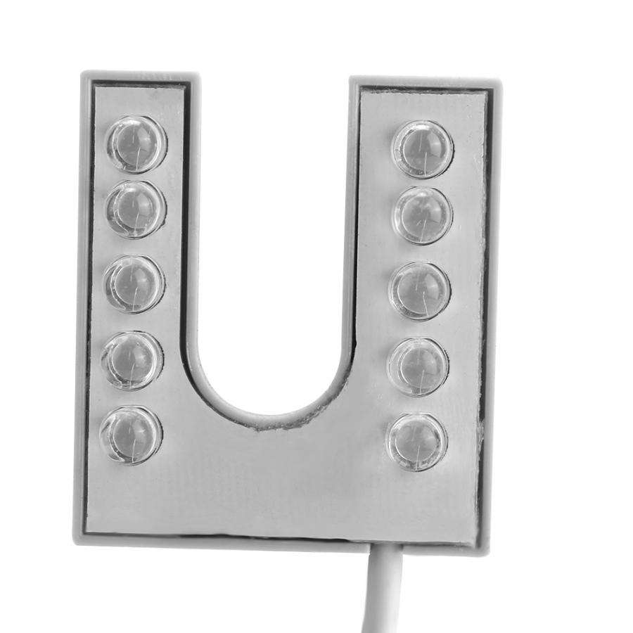 Working Gooseneck LED Light Flexible Gooseneck with Magnetic Base for Sewing Machine 110-265V EU Plug