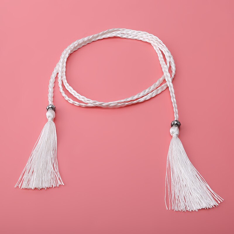 155cm de Long gland mélange couleur à la main rideau tissu décor gland frange macramé pendentif bricolage tissu artisanat accessoires