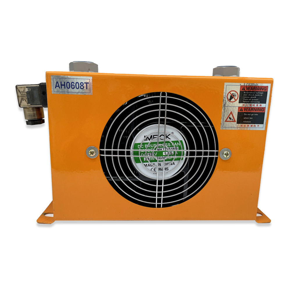 60L/min Hydraulic Air Cooler AH0608T-CA Hardware Tools Fan Air Cooling Oil Cooling Machine 110v 220v 24v 12v 380v: WHITE