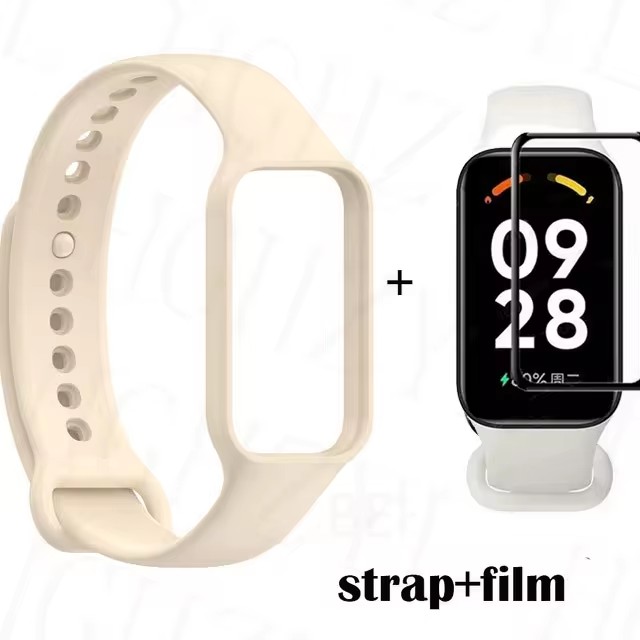 Offizielles Armbinde für Amazfit Band 7, Sport-Handgelenk-Ersatzarmband, weich, für Amazfit Band 7, Sport-Armbinde-Zubehör: rot Schwarz