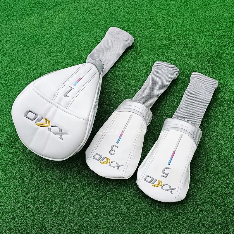 Copritesta per mazze da golf, mazze in legno, boschi da fairway, copritesta per mazze da golf: Grigio chiaro