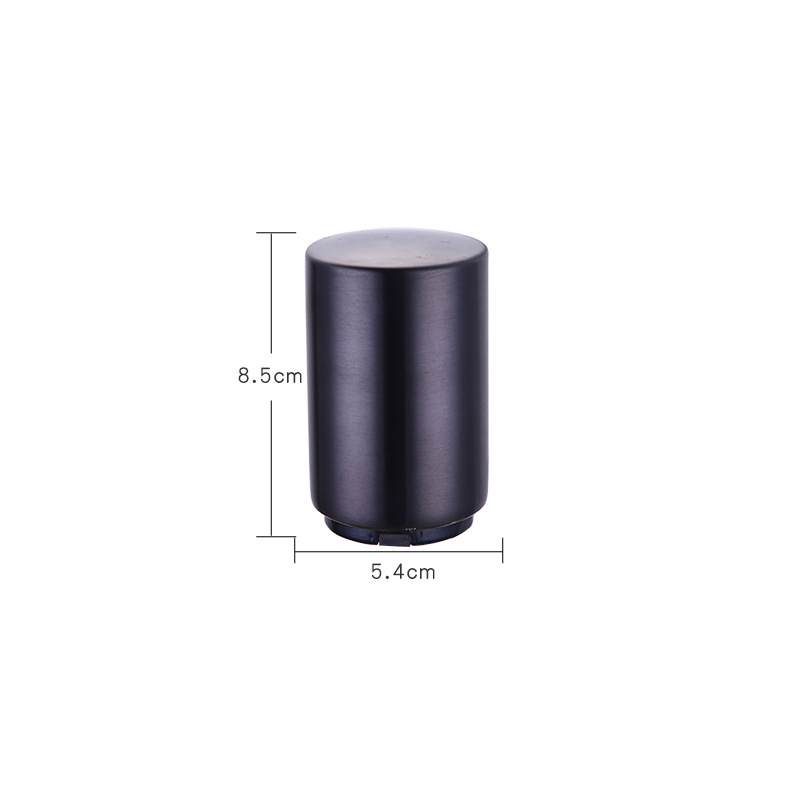 Stainless Steel Bottle Opener Automatic Beer Soda Cap Wine Drinking Bottle Opener Set Kitchen Accessories Kitchen Tools: black