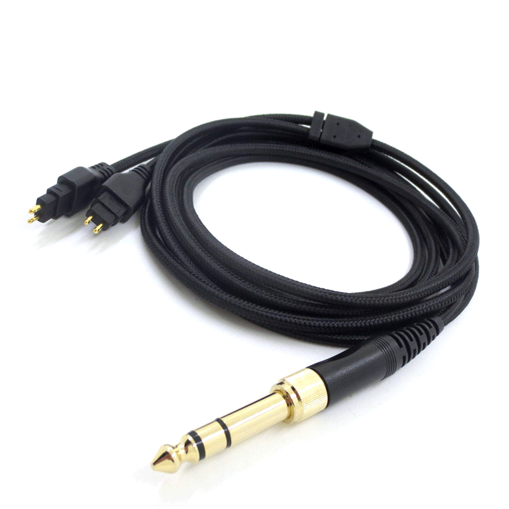 Lydkort lydkabler erstatning til hodetelefonkabel til sennheiser  hd580 hd600 hd650 hd660s 3.5mm jack hodetelefoner