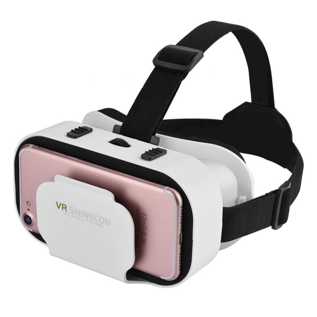 VR SHINECON BOX 5 Mini VR Glasses 3D Glasses Virtual Reality Glasses VR Headset For Google cardboard Smartp: Default Title