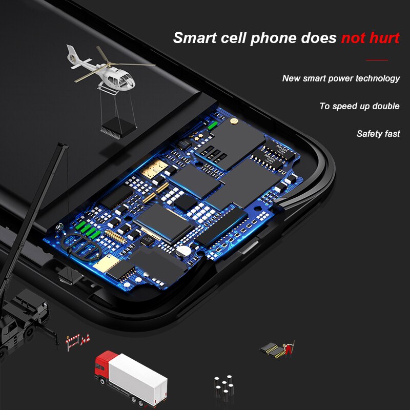 6800mAh Battery Charger Case For Xiaomi Mi 9 8 SE Redmi K20 Pro External PowerBank Battery Charging Case For Xiaomi Redmi K20Pro