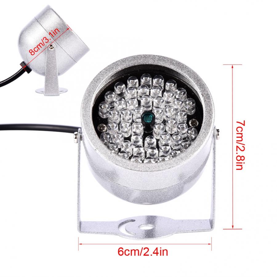camera infrared night 12V 48 LED Illuminator Light CCTV Security Camera IR Infrared Night Vision Lamp
