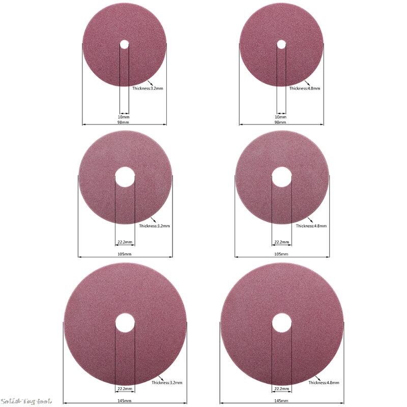 Electric Chainsaw Sharpener Diamond Grinding Wheel 98/105/145mm Thickness 3.2/4.5mm Edge Cutting And Polishing Chain Saw Teeth