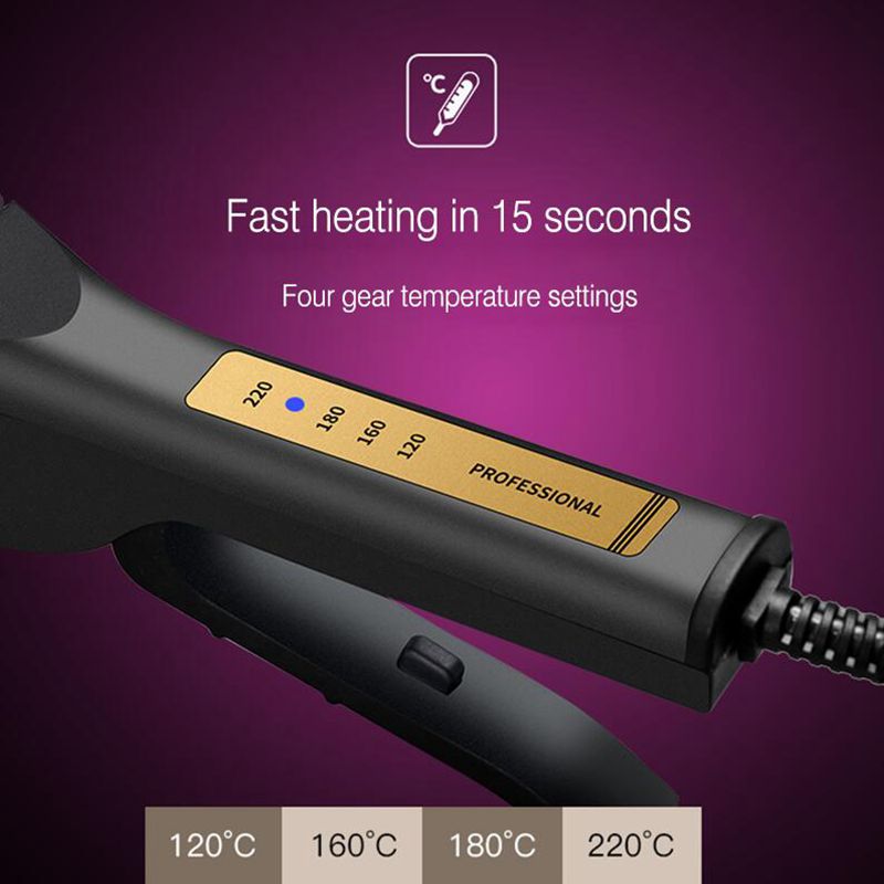 Hair Volumizing Iron Flat Iron Crimper Fluffy Hair Straightener Suitable for Long Short Hair Styling Tools 220V