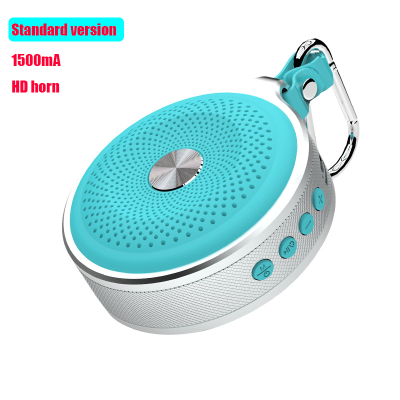 Mini Bluetooth Speaker Outdoor Hifi Subwoofer Portable Hands-free Call Music Sound Box TF Card MP3 Player Computer Loudspeaker: Blue