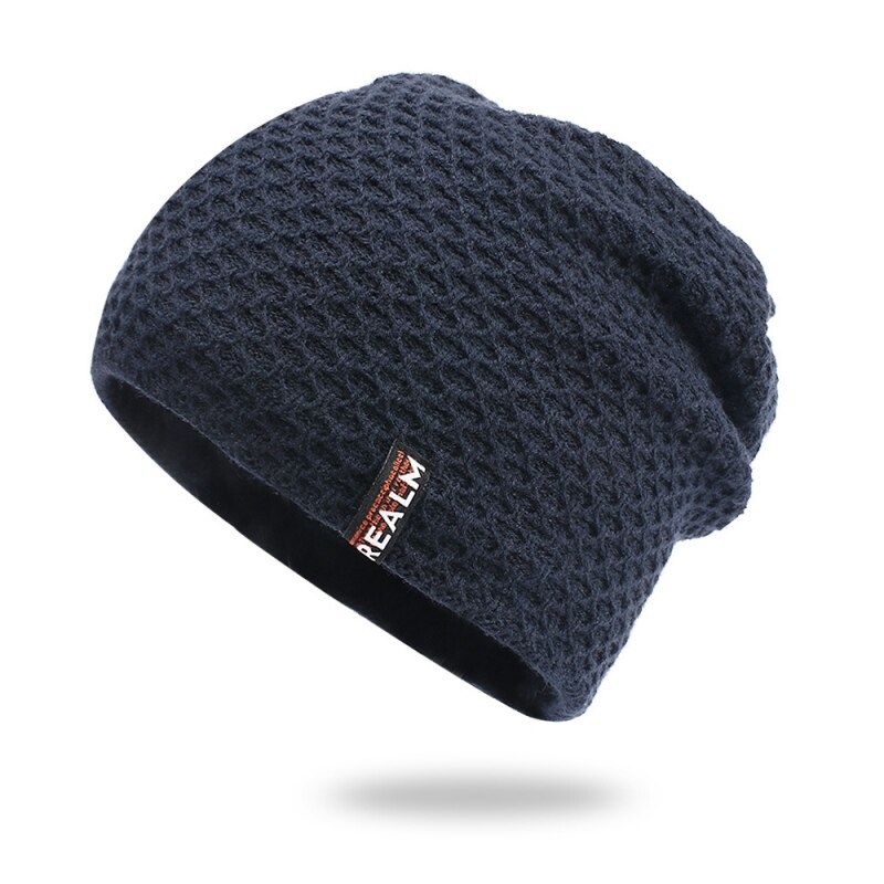 Lässige beanies für damen und herren, skimützen, radmützen, wintermützen, outdoor-sportmützen, warme, fleecegefütterte oversize-strickmützen, totenkopfmützen