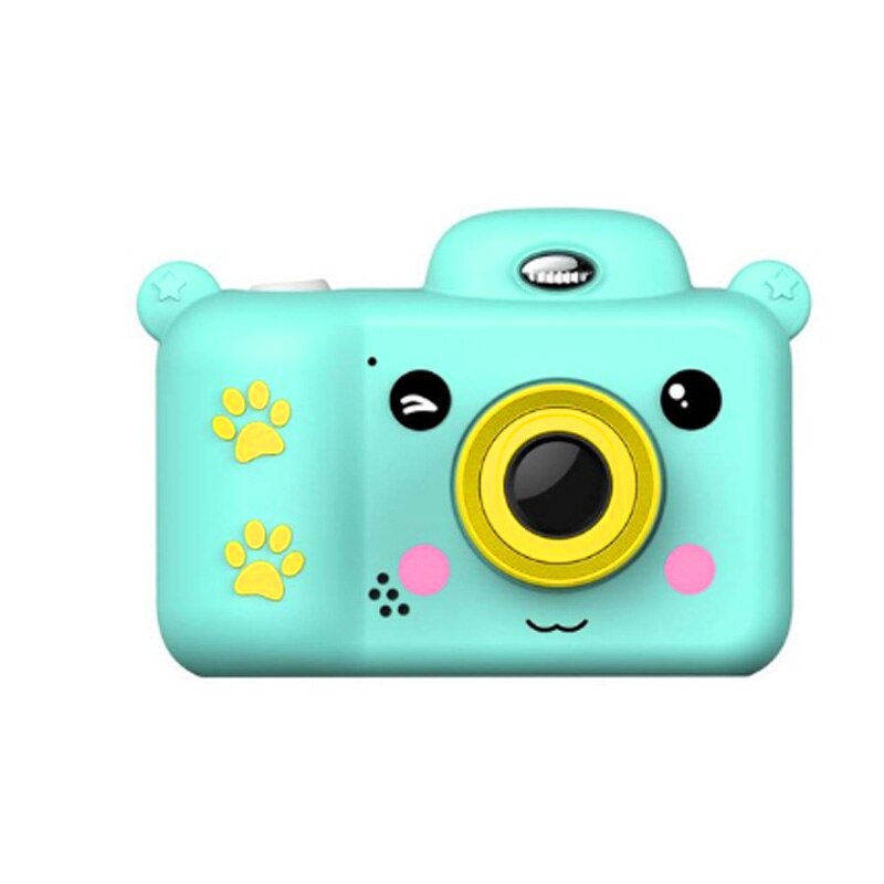 Kids Camera Waterdicht 1080P Camera Video Speelgoed Kids Cartoon Leuke Camera Fotografie Kids: Blauw