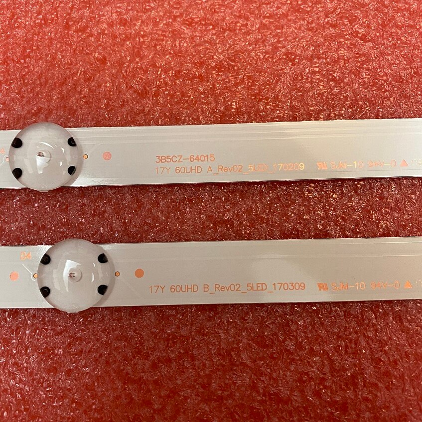 10 stk/sæt led baggrundslys strip til sony kd -60 x 690e kd -60 x 695e 17y 60 uhd a  b 5 led 170209 170309 svg 600 a 36- a b  s600 duc -1 kcl 60