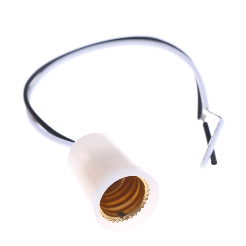 1Pcs Lamp Socket Met Wire Led Light Bulb Lamp Holder Converter Adapter Plastic Bs Materiaal E12 Lampvoet Houder